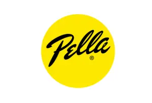 a yellow circle with black text