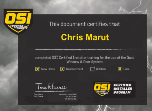 OSI Certificate