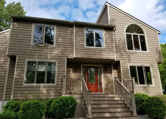 Vinyl shake siding CertainTeed siding installation in Fairfield County CT by Marut Home Improvement