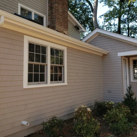 a house with a chimney