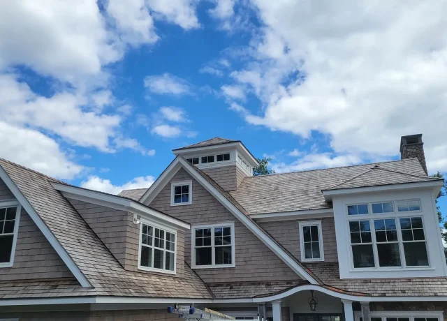 Cedar-shake-roof Roof replacement