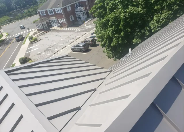 Metal-roof-ATAS a view from a roof of a building